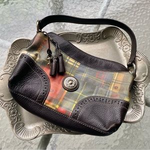 Dooney & Bourke Plaid Ladybug Handbag